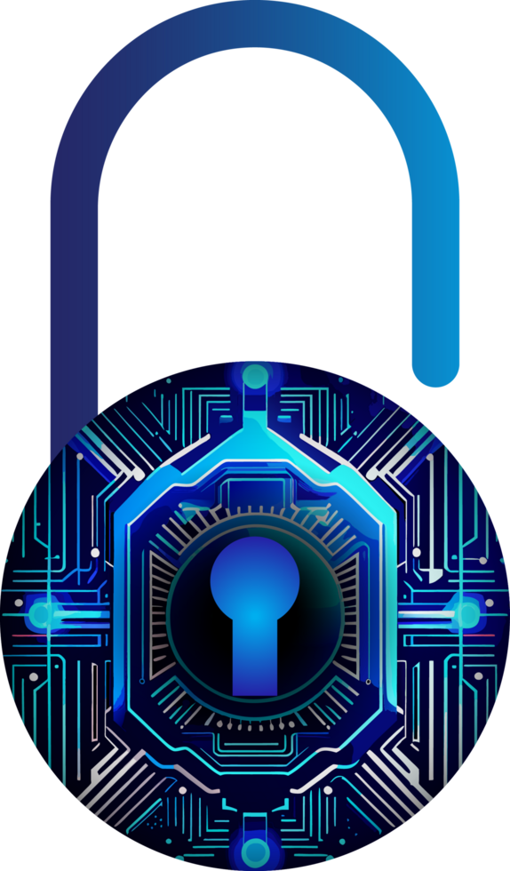 Modern Technology Cybersecurity Icon Crop-out png
