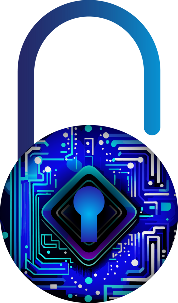 Modern Technology Cybersecurity Icon Crop-out png