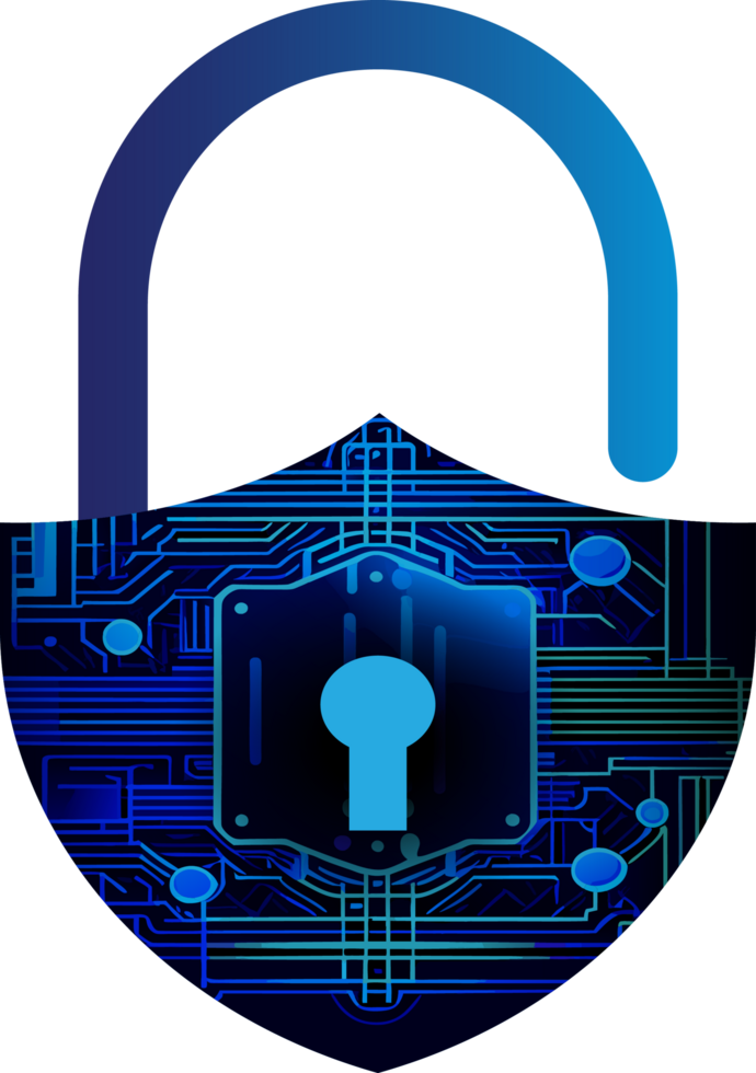 Modern Technology Cybersecurity Icon Crop-out png
