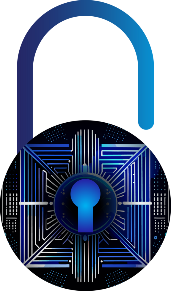 Modern Technology Cybersecurity Icon Crop-out png