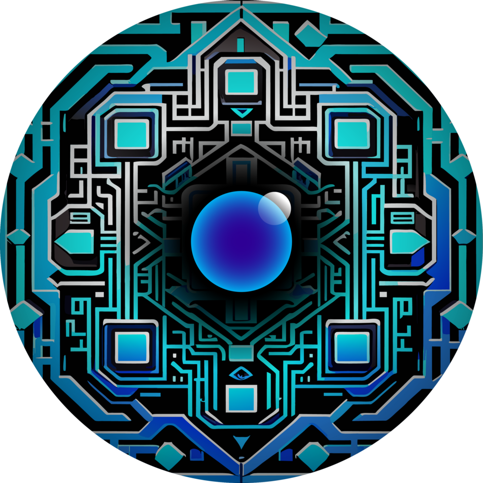 Modern Technology Cybersecurity Icon Crop-out png