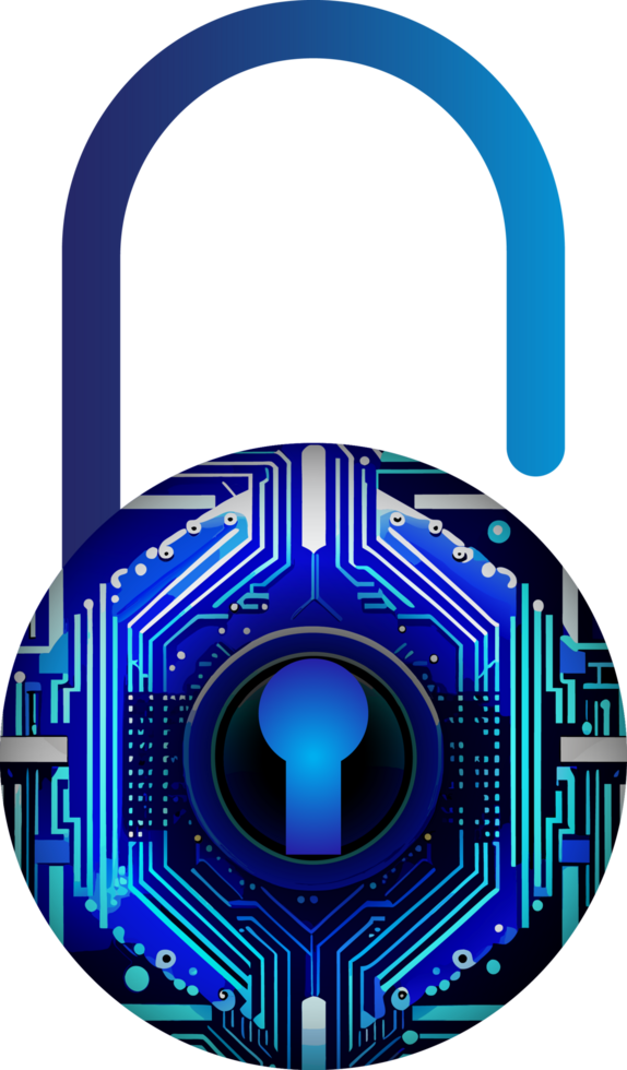 Modern Technology Cybersecurity Icon Crop-out png