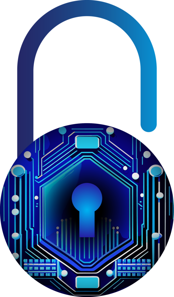Modern Technology Cybersecurity Icon Crop-out png