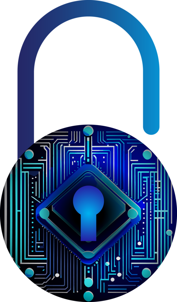 Modern Technology Cybersecurity Icon Crop-out png