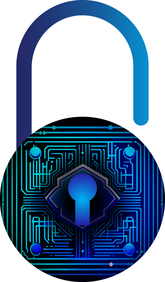 Modern Technology Cybersecurity Icon Crop-out png