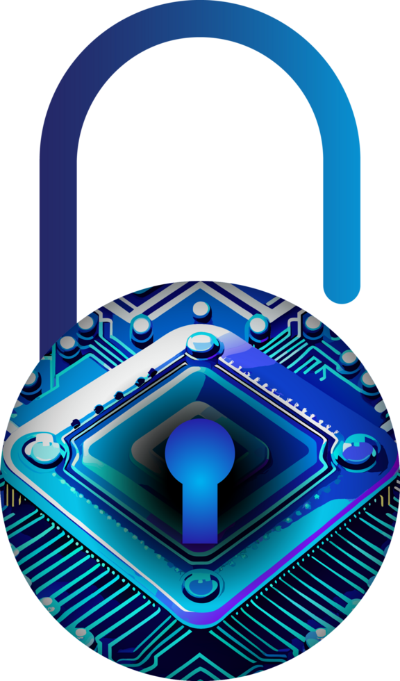 Modern Technology Cybersecurity Icon Crop-out png
