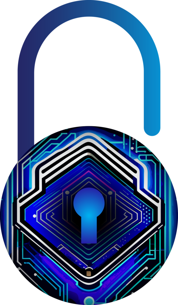 Modern Technology Cybersecurity Icon Crop-out png