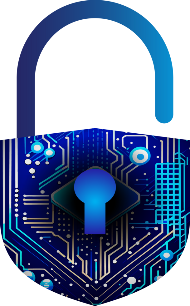 Modern Technology Cybersecurity Icon Crop-out png