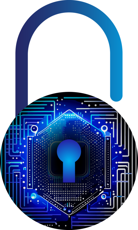 Modern Technology Cybersecurity Icon Crop-out png