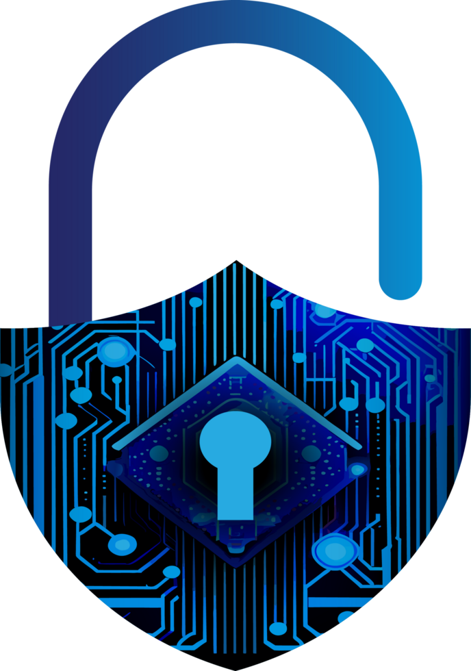 Modern Technology Cybersecurity Icon Crop-out png