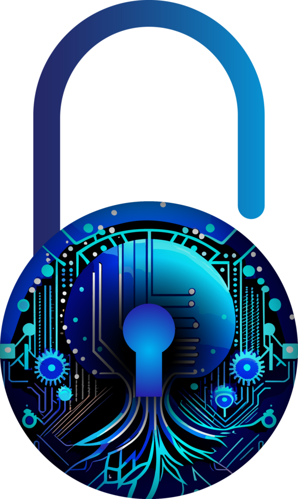Modern Technology Cybersecurity Icon Crop-out png