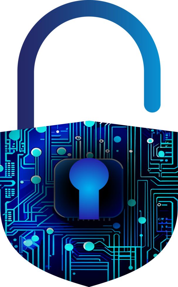 Modern Technology Cybersecurity Icon Crop-out png