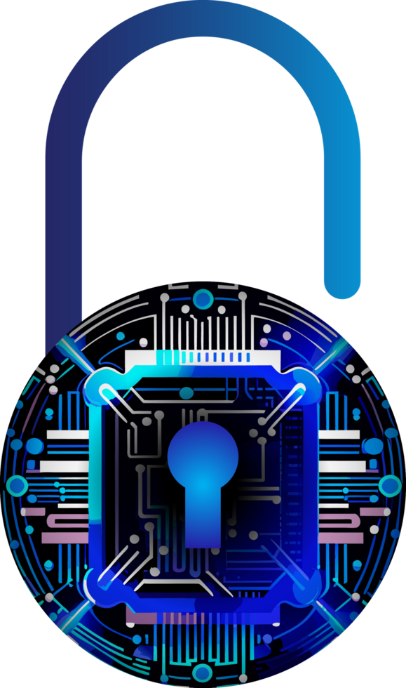 Modern Technology Cybersecurity Icon Crop-out png