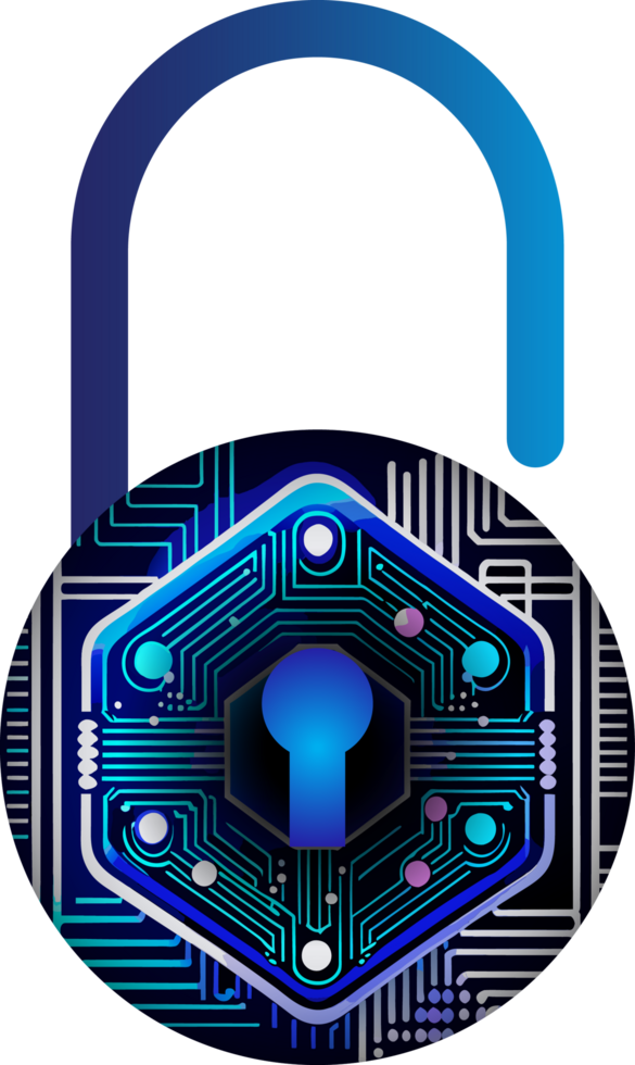 Modern Technology Cybersecurity Icon Crop-out png