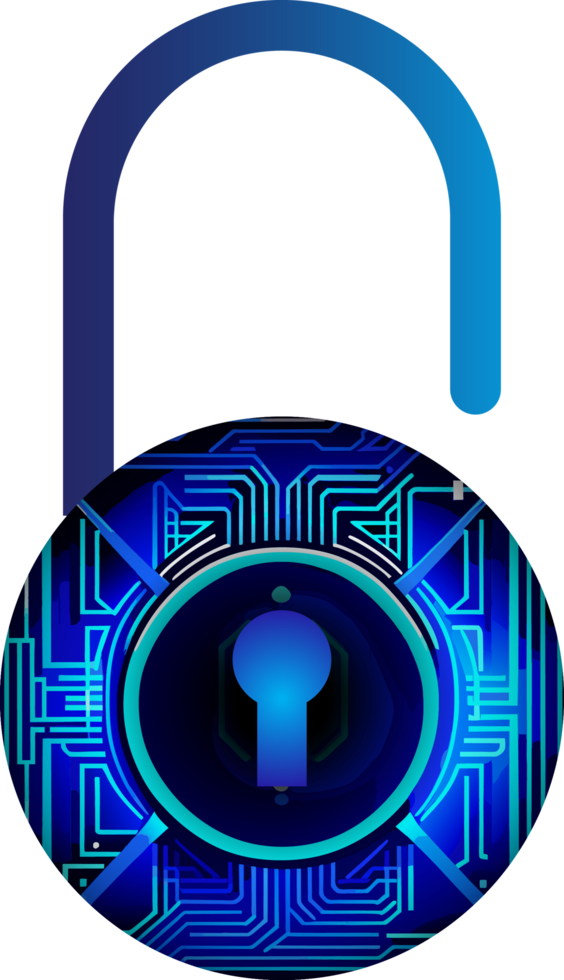Modern Technology Cybersecurity Icon Crop-out png