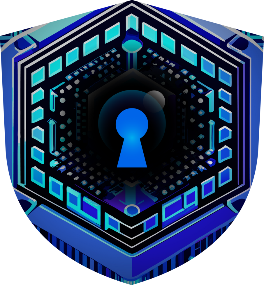 Modern Technology Cybersecurity Icon Crop-out png