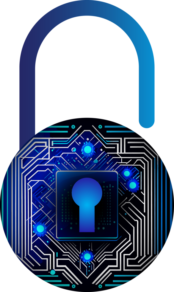 Modern Technology Cybersecurity Icon Crop-out png