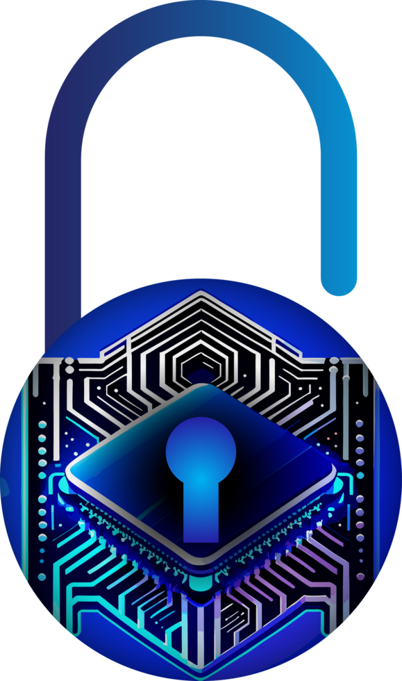 Modern Technology Cybersecurity Icon Crop-out png