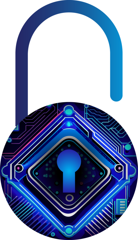 Modern Technology Cybersecurity Icon Crop-out png