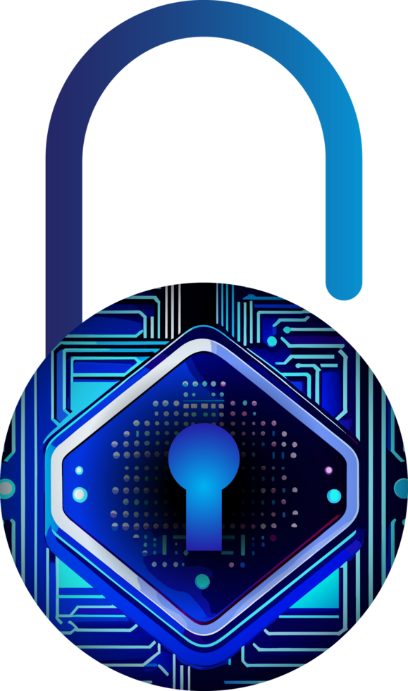 Modern Technology Cybersecurity Icon Crop-out png