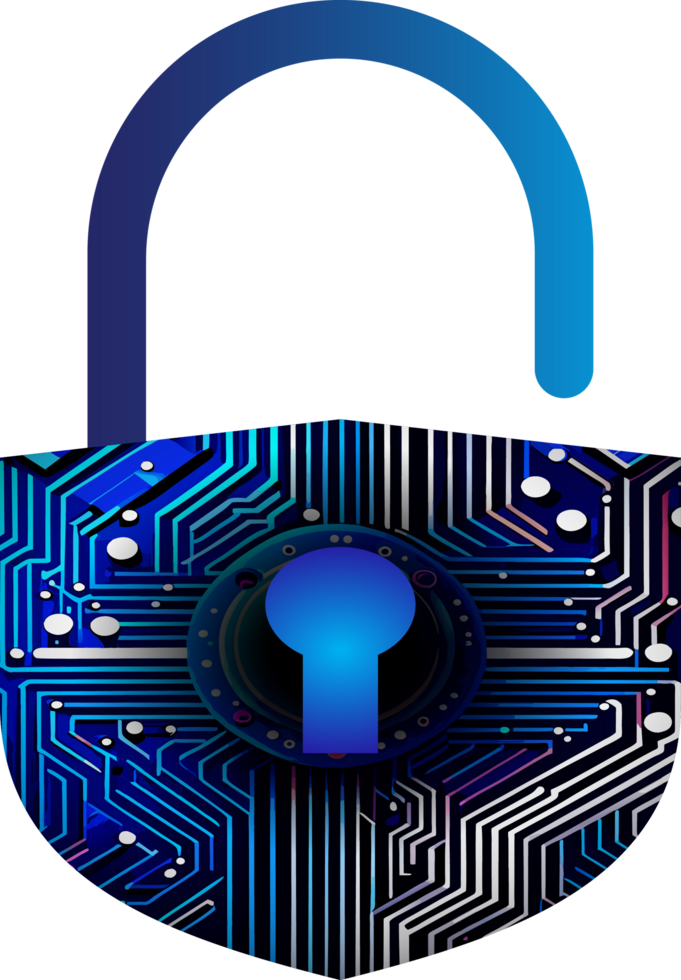 Modern Technology Cybersecurity Icon Crop-out png