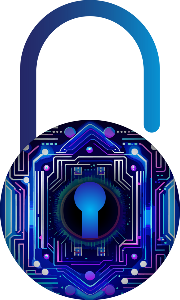 Modern Technology Cybersecurity Icon Crop-out png