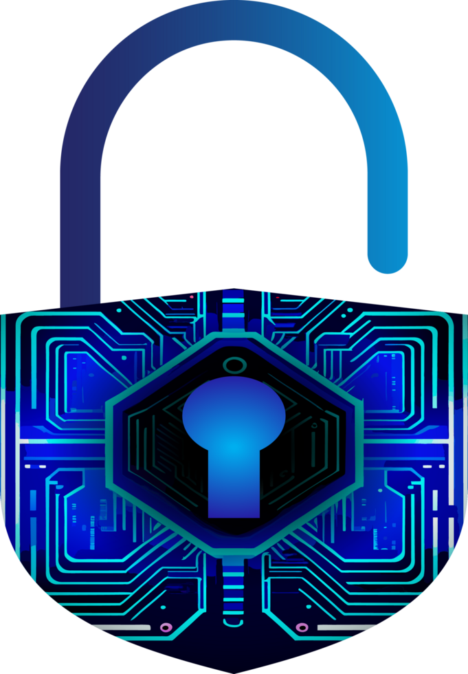Modern Technology Cybersecurity Icon Crop-out png