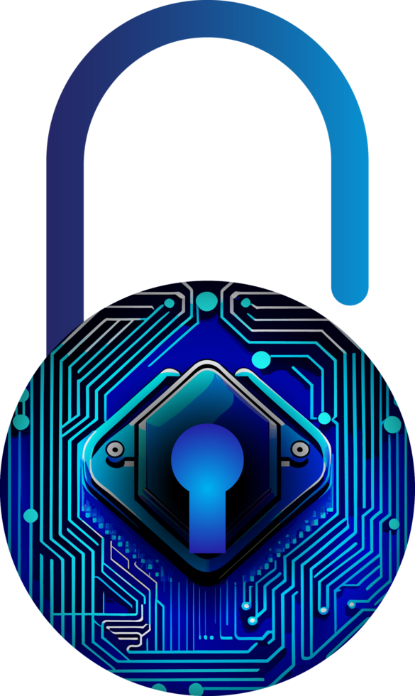 Modern Technology Cybersecurity Icon Crop-out png
