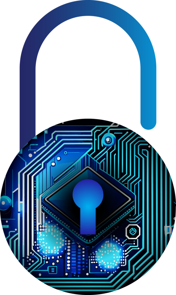 Modern Technology Cybersecurity Icon Crop-out png