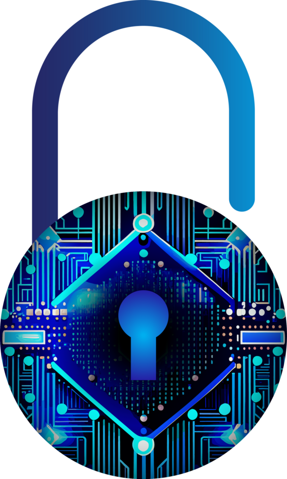 Modern Technology Cybersecurity Icon Crop-out png