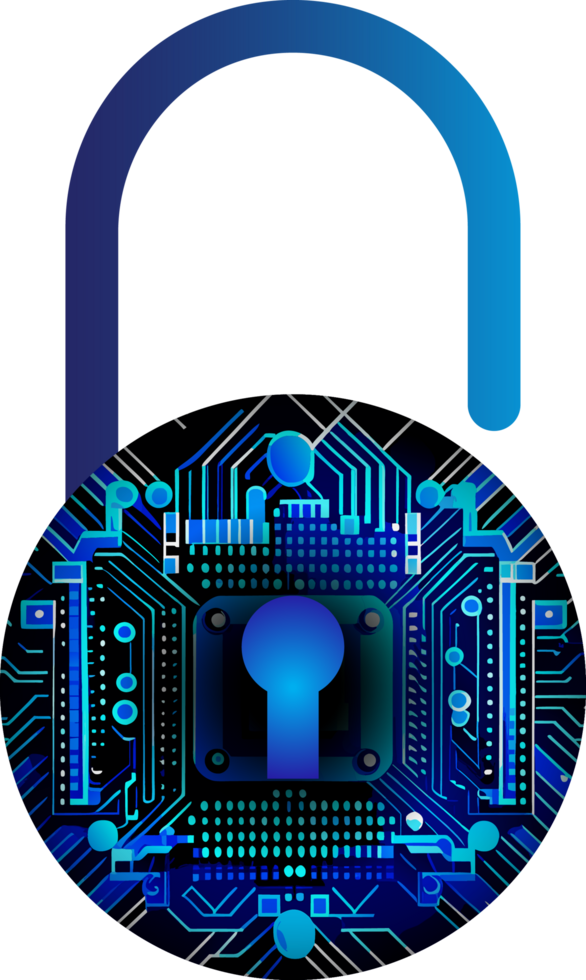 Modern Technology Cybersecurity Icon Crop-out png