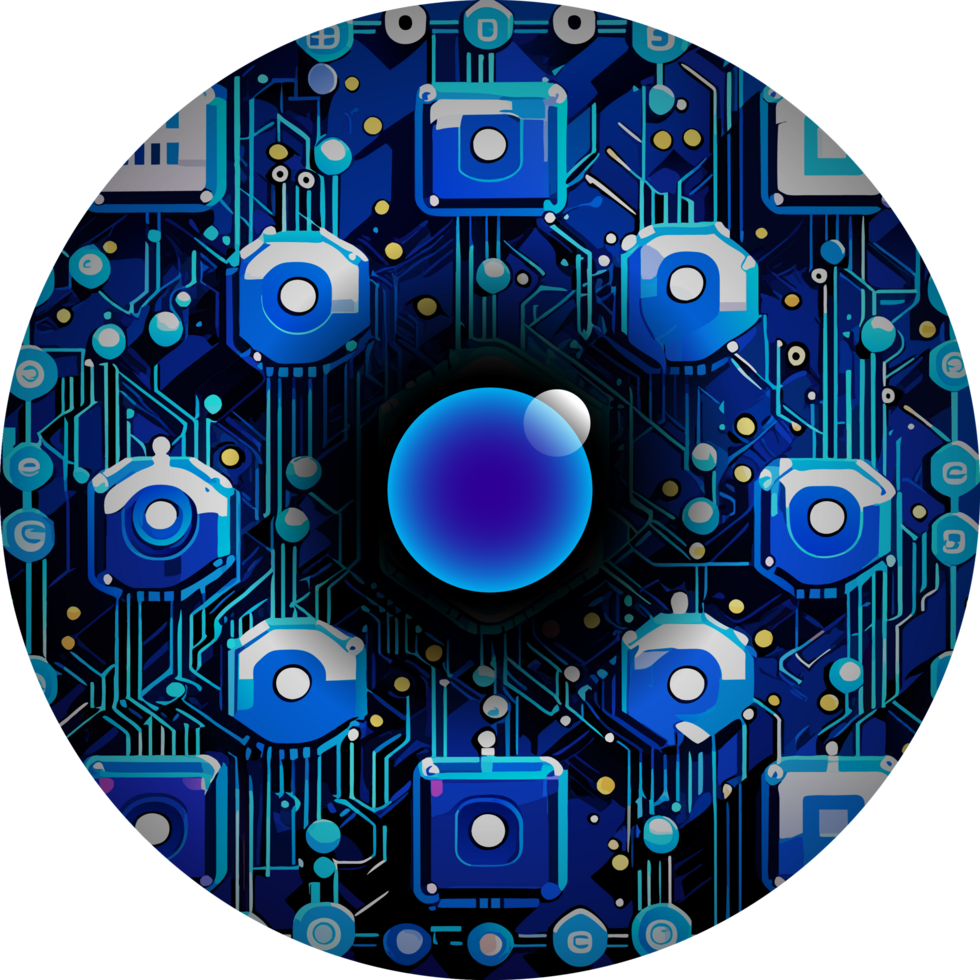 Modern Technology Cybersecurity Icon Crop-out png