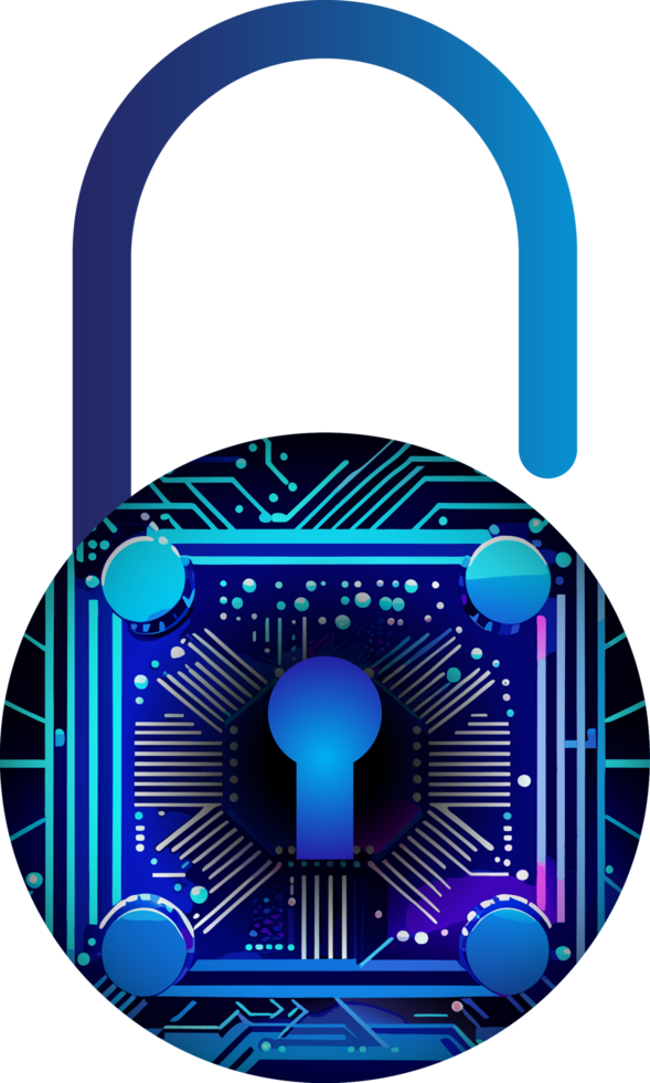 Modern Technology Cybersecurity Icon Crop-out png