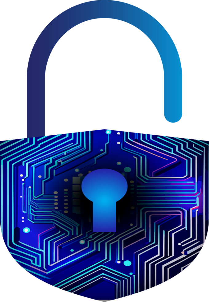 Modern Technology Cybersecurity Icon Crop-out png