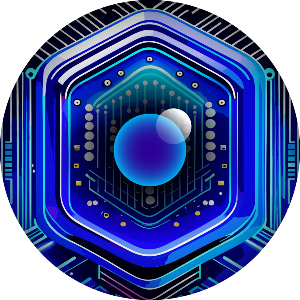 Modern Technology Cybersecurity Icon Crop-out png