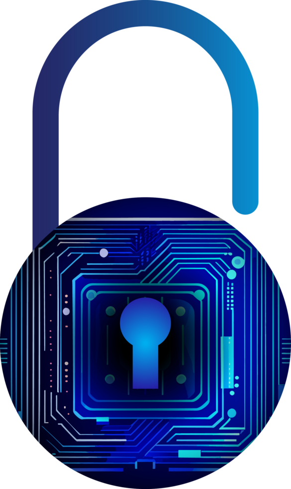 Modern Technology Cybersecurity Icon Crop-out png