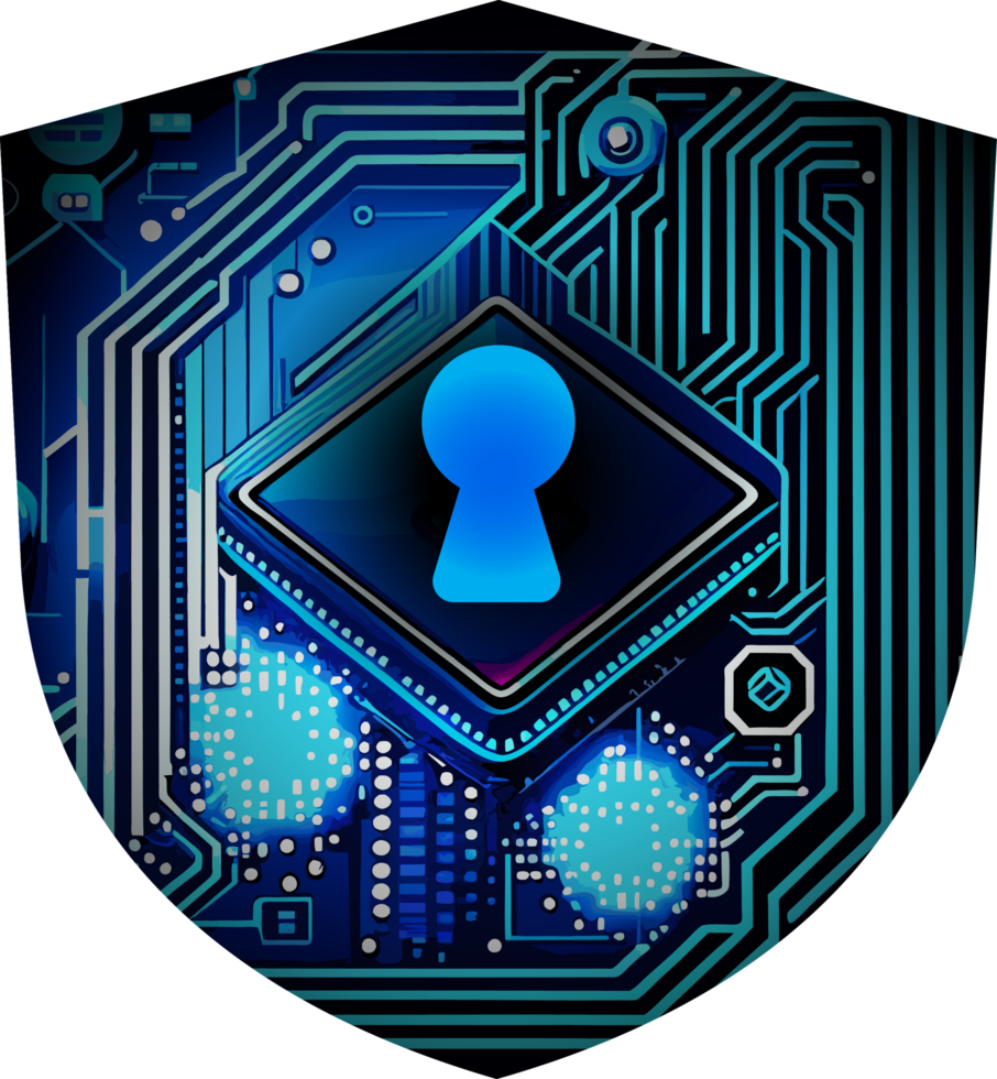 moderne La technologie la cyber-sécurité icône rogner png