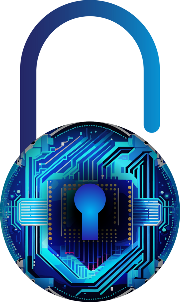 Modern Technology Cybersecurity Icon Crop-out png