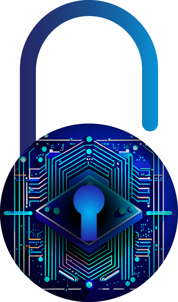 Modern Technology Cybersecurity Icon Crop-out png