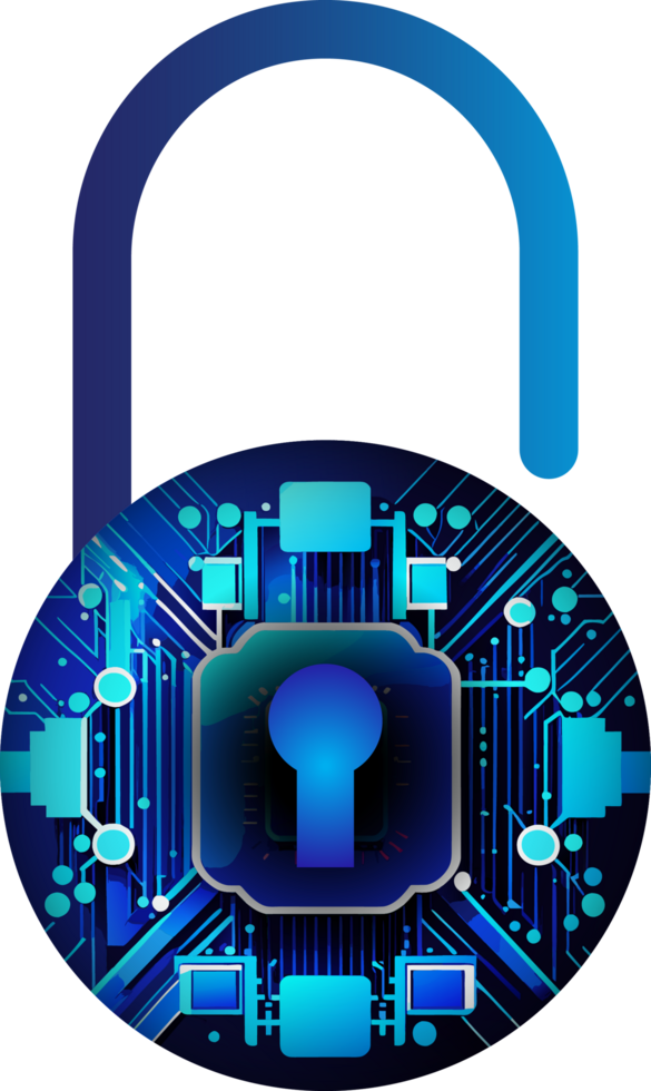 Modern Technology Cybersecurity Icon Crop-out png