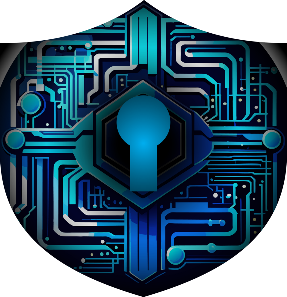 moderne La technologie la cyber-sécurité icône rogner png