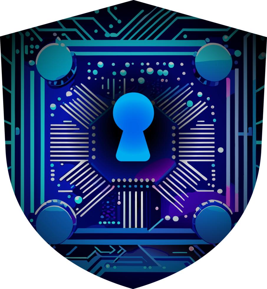 modern Technologie Internet-Sicherheit Symbol Ausschneiden png