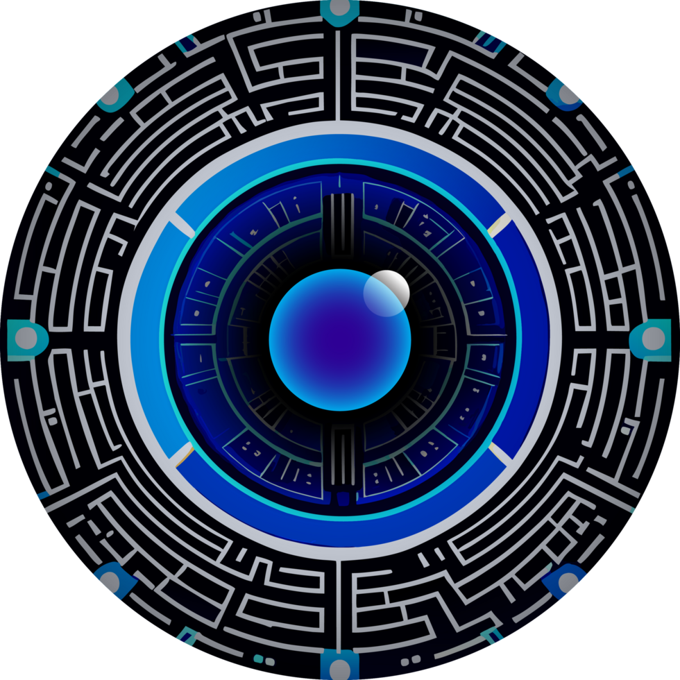 modern Technologie Internet-Sicherheit Symbol Ausschneiden png