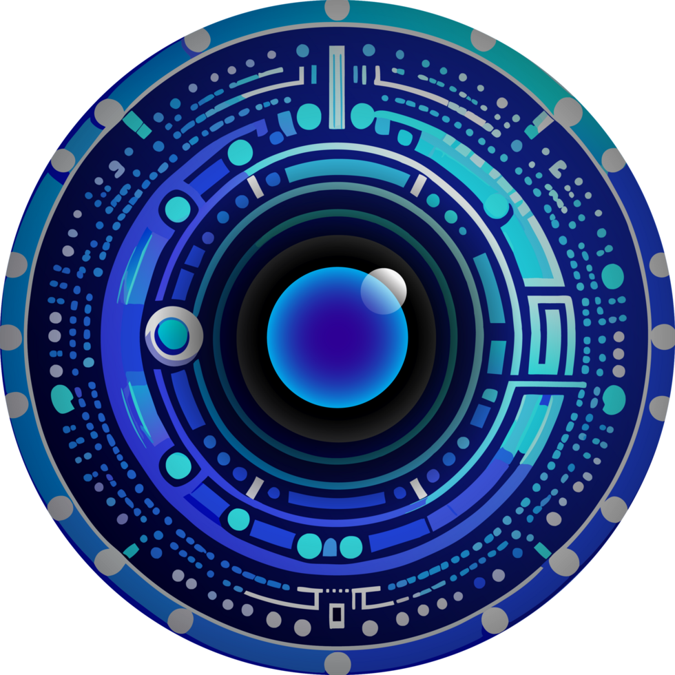 moderno tecnologia sicurezza informatica icona ritagliare png