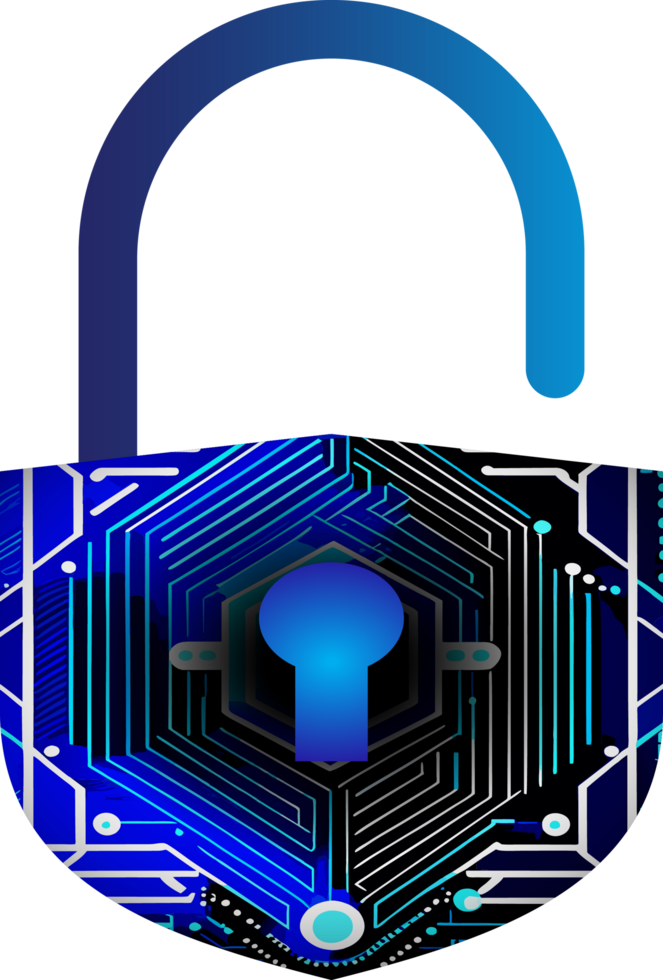 Modern Technology Cybersecurity Icon Crop-out png