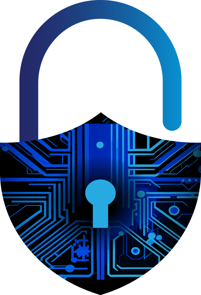Modern Technology Cybersecurity Icon Crop-out png