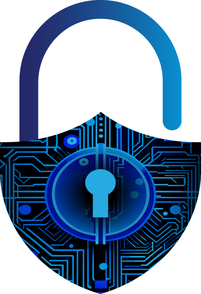 Modern Technology Cybersecurity Icon Crop-out png