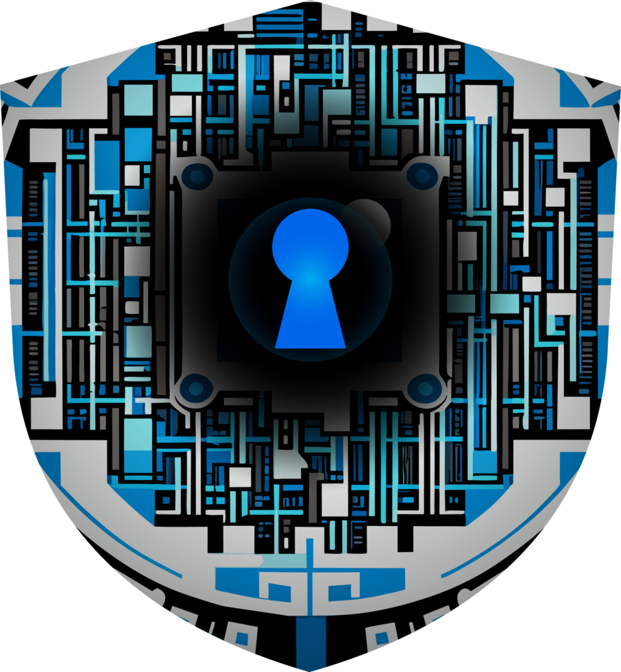 Modern Technology Cybersecurity Icon Crop-out png
