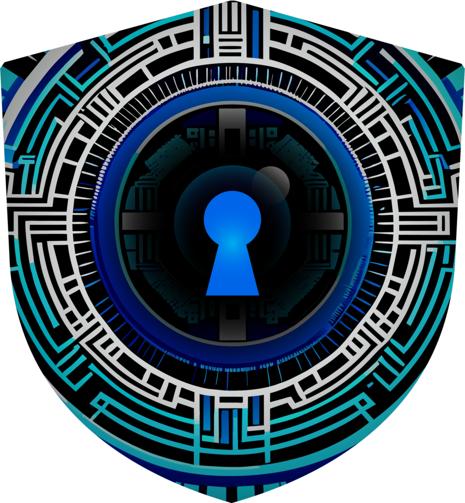 moderne La technologie la cyber-sécurité icône rogner png