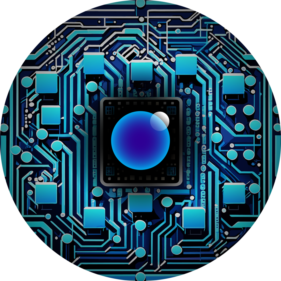 modern technologie cyberveiligheid icoon uitsnijden png